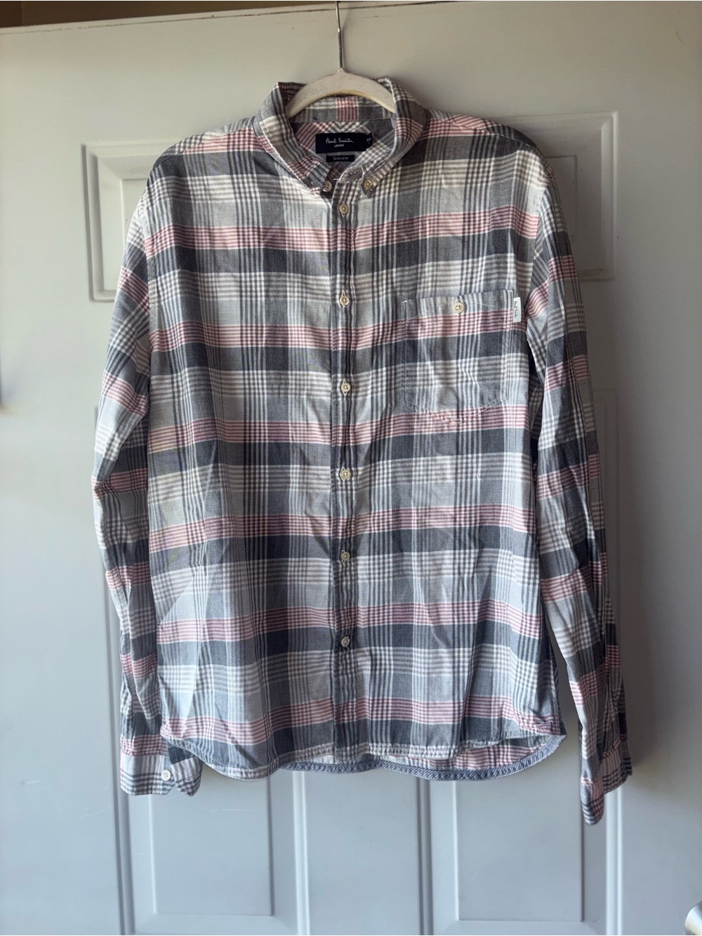 Paul Smith plaid button down shirt size L